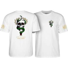 Powell Peralta Mike McGill Skull & Snake 40th Anniversary T-Shirt - White