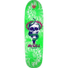 9.01x32.45 Powell Peralta Mike McGill Skull & Snake Pro Flight Shaped Deck - Green/White