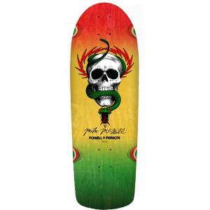 10x30.125 Powell Peralta Mike McGill OG Skull & Snake Re-Issue Deck - Rasta Fade Pre-Order