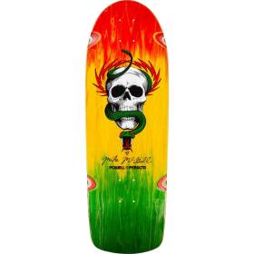 10x30.125 Powell Peralta Mike McGill OG Skull & Snake Re-Issue Deck - Rasta Fade PRE-ORDER