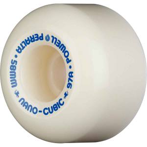 60mm x 38mm 93a Powell Peralta Nano Cubic Blue Dragon Formula Wheels - Off-White