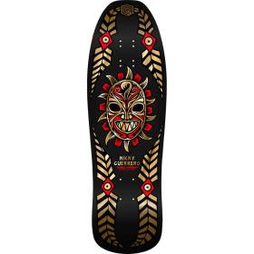 10x31.75 Powell Peralta Nicky Guerrero Mask Re-Issue Deck - Black/Gold Foil - PRE-ORDER