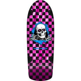 10x30 Powell Peralta OG Ripper Checker Re-Issue Deck - Pink Foil PRE-ORDER