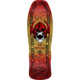 9.62x29.75 Powell Peralta Per Welinder Nordic Skull Re-Issue Deck - Red/Yellow Fade - PRE-ORDER