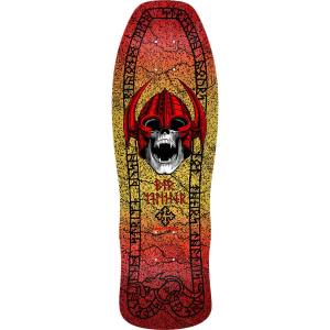 9.62x29.75 Powell Peralta Per Welinder Nordic Skull Re-Issue Deck - Red/Yellow Fade - PRE-ORDER