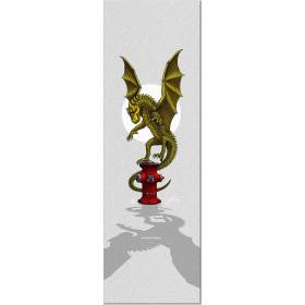 10.5x33 Powell Peralta Premium Printed Clear Griptape - Andy Anderson Hydrant