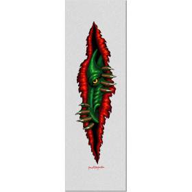 10.5x33 Powell Peralta Premium Printed Clear Griptape - Dragon Peaker