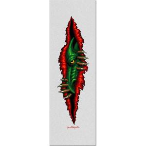 10.5x33 Powell Peralta Premium Printed Clear Griptape - Dragon Peaker