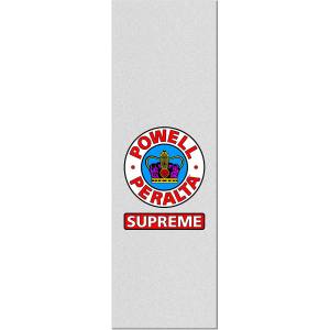 10.5x33 Powell Peralta Premium Printed Clear Griptape - Supreme