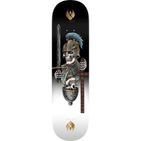 8.42x31.88 Powell Peralta Pro Dan Corrigan Chess Skulls Flight 315 Deck - Gold Foil - PRE-ORDER