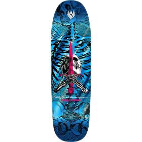 9.265x32 Powell Peralta Ray Bones Rodriguez Skull & Sword Pro Flight Shaped Deck - Blue Foil - PRE-O