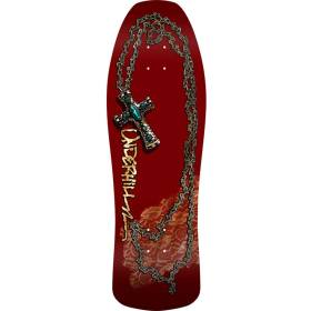 10x30.25 Powell Peralta Ray Underhill Chain / Cross Re-Issue Deck - Burgundy/Gold Foil - PRE-ORDER