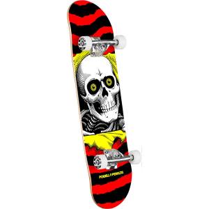 Powell Peralta Ripper Birch Complete Skateboard - Red/Yellow 7.75x31.08