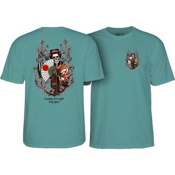 Powell Peralta Sakura Yosozumi Samurai T-Shirt - Aquatic | SoCal
