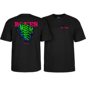 Powell Peralta Shred Blacklight T-Shirt - Black