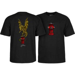 Powell Peralta Andy Anderson Hydrant Youth T-Shirt - Black