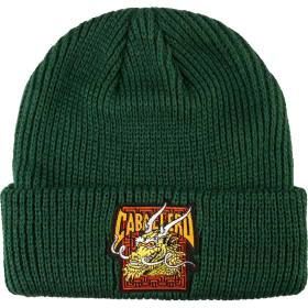 Powell Peralta Steve Caballero Dragon Cuff Beanie - Forest Green