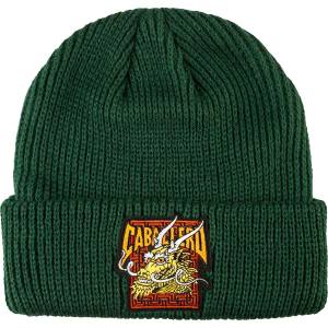 Powell Peralta Steve Caballero Dragon Cuff Beanie - Forest Green