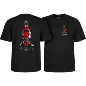 Powell Peralta Skull & Nunchucks Bruce Lee Collab T-Shirt - Black