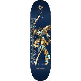 8.45x31.8 Powell Peralta Steve Caballero Gundam Flight 244 Deck - Blue/Gold Foil