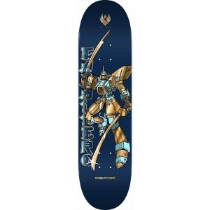8.45x31.8 Powell Peralta Steve Caballero Gundam Flight 244 Deck - Blue/Gold Foil