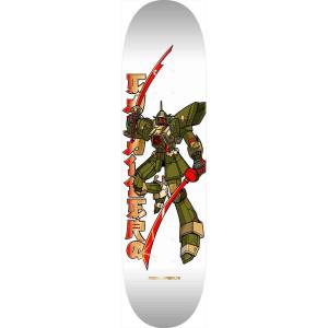 8.25x31.95 Powell Peralta Steve Caballero Gundam Deck - White/Gold Foil