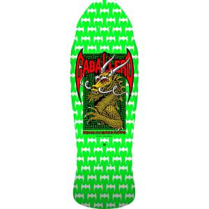 9.625x29.75 Powell Peralta Cab Street Re-Issue Deck - Green/White PRE-ORDER