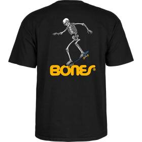 Powell Peralta Skateboard Skeleton 3 T-Shirt - Black - PRE-ORDER