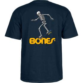 Powell Peralta Skateboard Skeleton 3 T-Shirt - Navy - PRE-ORDER