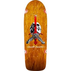 10x30 Powell Peralta Ray Rodriguez OG Skull & Sword Re-Issue Deck - Brown Stain PRE-ORDER