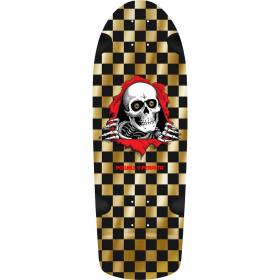 10x30 Powell Peralta OG Ripper Checker Re-Issue Deck - Gold Foil