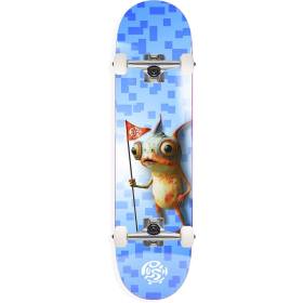 Push Squigly 1st Push Mini Complete Skateboard - Blue 7.25x29.2