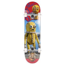 Push Yellow Man 1st Push Complete Skateboard - Red 8x32