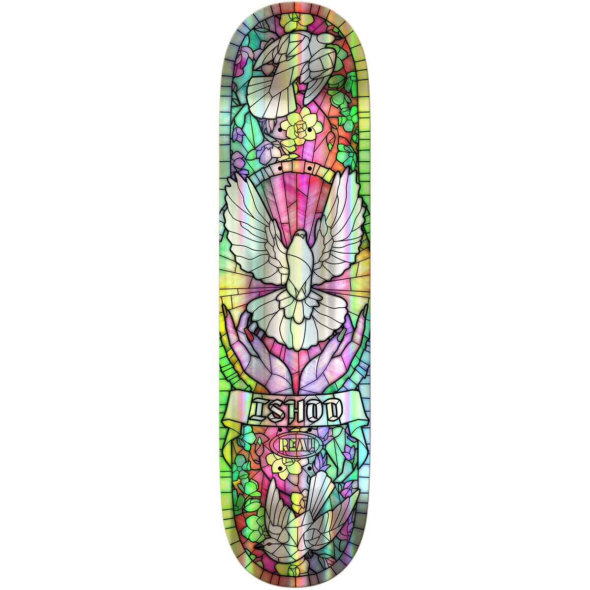 8.25x31.75 Real Ishod Wair Cathedral Holographic Twintail Easy Rider Deck