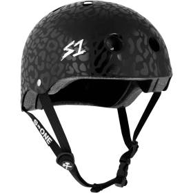 S1 Lifer Christian Hosoi Collab Helmet - Black Leopard Matte