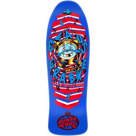 9.89x30.94 Santa Cruz Claus Grabke All Around Re-Issue Deck - Blue