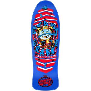 9.89x30.94 Santa Cruz Claus Grabke All Around Re-Issue Deck - Blue