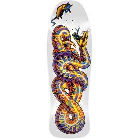 9.975x30.125 Santa Cruz Jeff Kendall Snake Re-Issue Deck - White