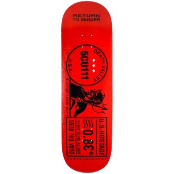 Scum Skates Death Valley Skateboard Deck - Red Dip 9x32.125