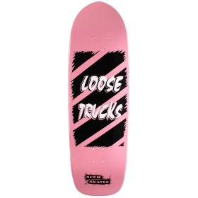 10x33 Scum Loose Trucks Shaped Deck - Pink Dip