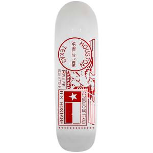 9.125x32.75 Scum Skates Dave Reul Postal Series Deck - White