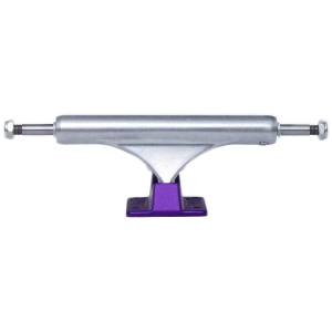 Slappy ST1 Hollow Lights Skateboard Trucks - Silver/Purple 8.25"