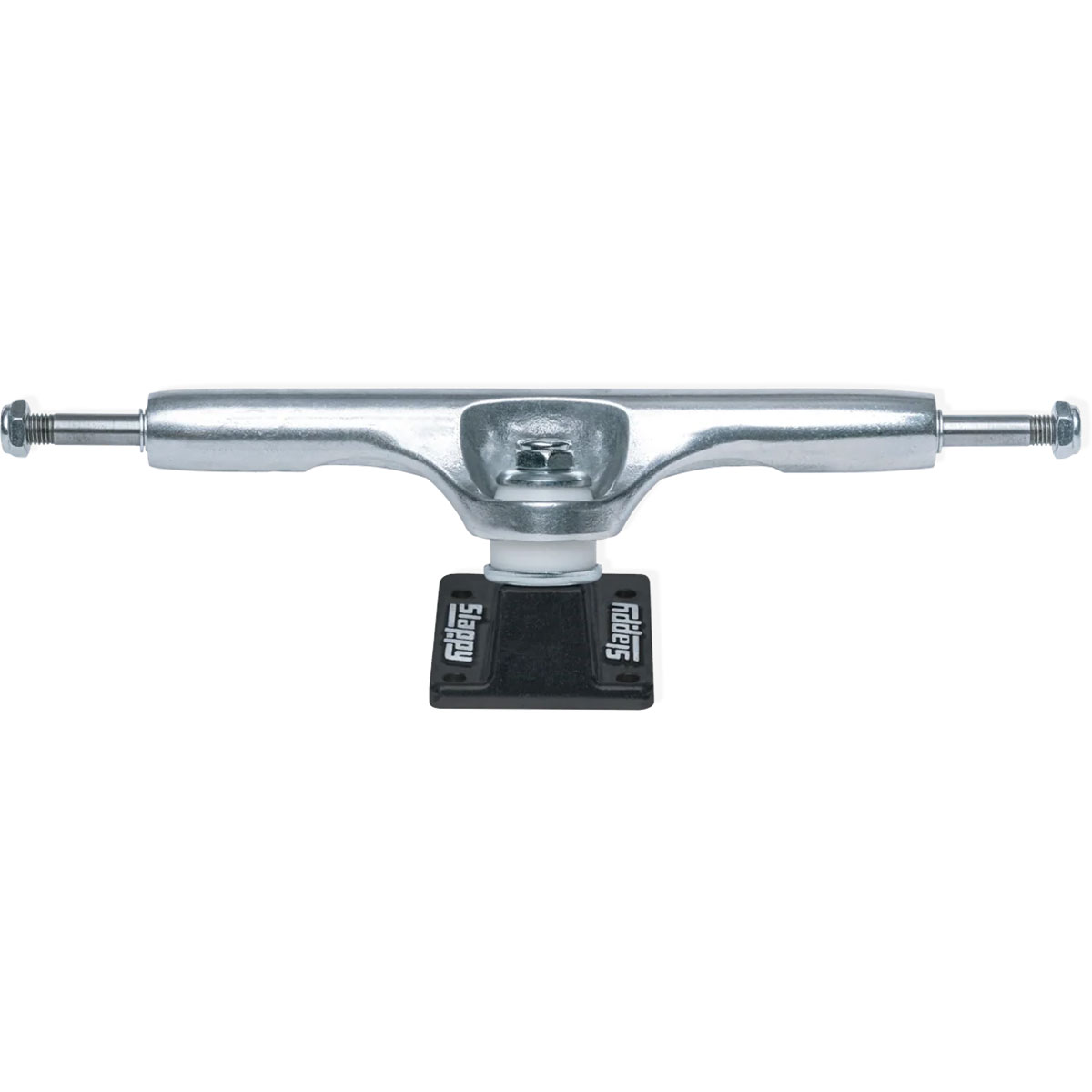 Slappy ST1 Hollow Wide Boys Skateboard Trucks - Silver/Black 11