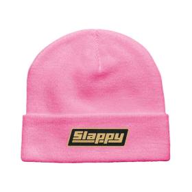 Slappy Logo Cuff Beanie - Pink