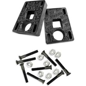 1/2" Hard Slappy Trucks Big Blocks Risers With Hardware - Black