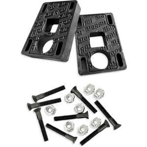 1/2" Hard Slappy Trucks Big Blocks Risers With Hardware - Black