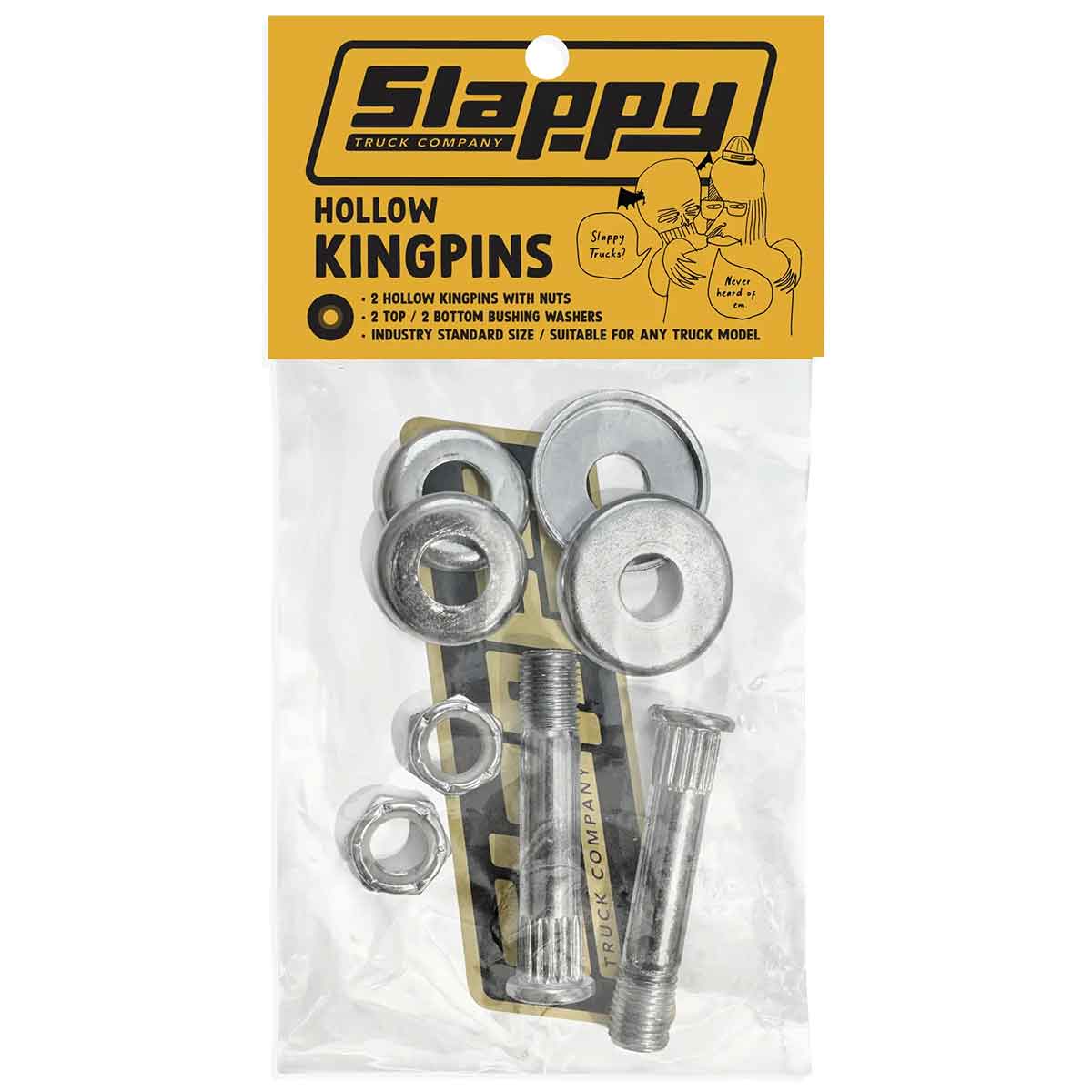 Slappy Trucks Standard Hollow Kingpins - Set of 2 | SoCal Skateshop