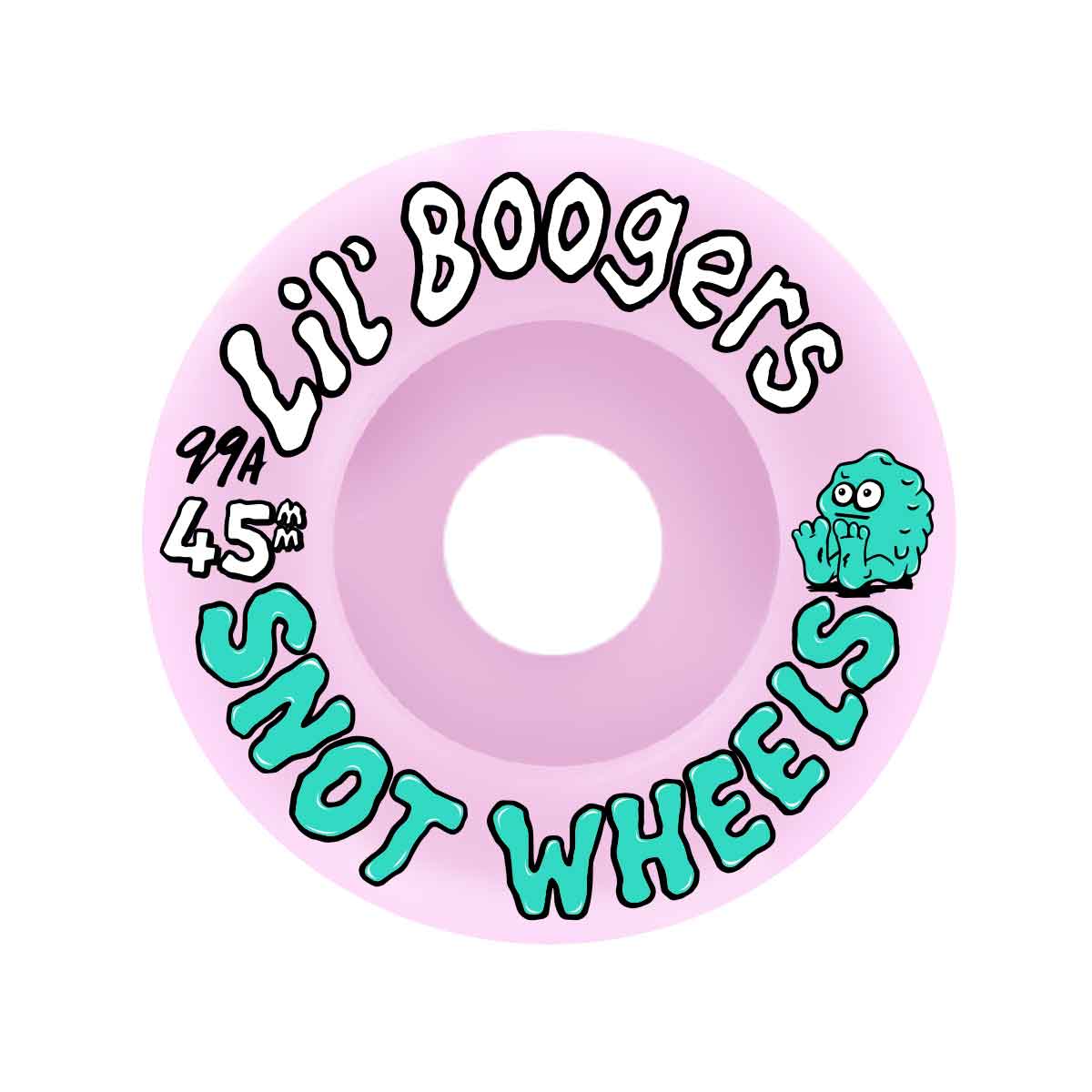 Snot Lil Boogers Skateboard Wheels - Pink 45mm 99a | SoCal Skateshop