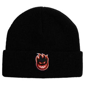 Spitfire Wheels Bighead Fill Cuff Beanie - Black/Black/Red/White