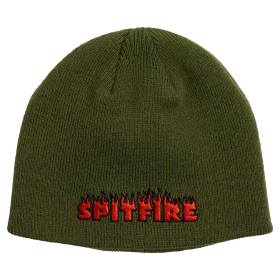 Spitfire Wheels Demonseed Script Skully Beanie - Olive